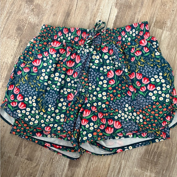Floral Women's Swim Shorts - Multicolor - Picture 1 of 4